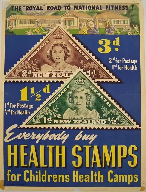 "The "Royal" Road to National Fitness!" Everybody buy Health stamps [poster]
