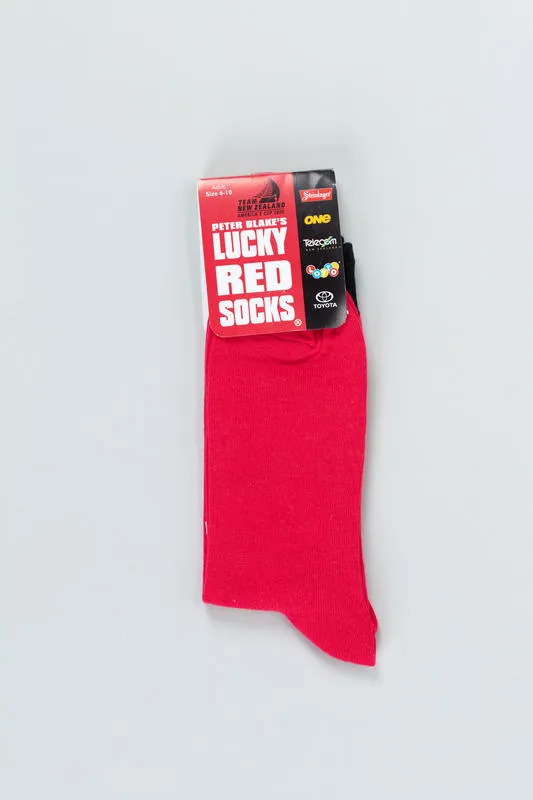 Clothing:  America's Cup 2000 lucky red socks