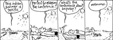 Image: Walker, Malcolm, 1950- :"This Indian summer is terrific..." 4 April 2013