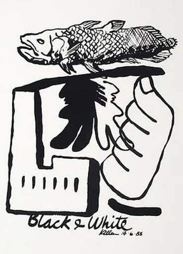 Black and white Image: Black and white