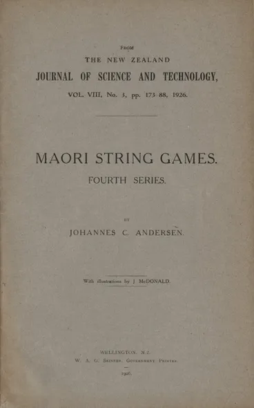 Image: Maori string games