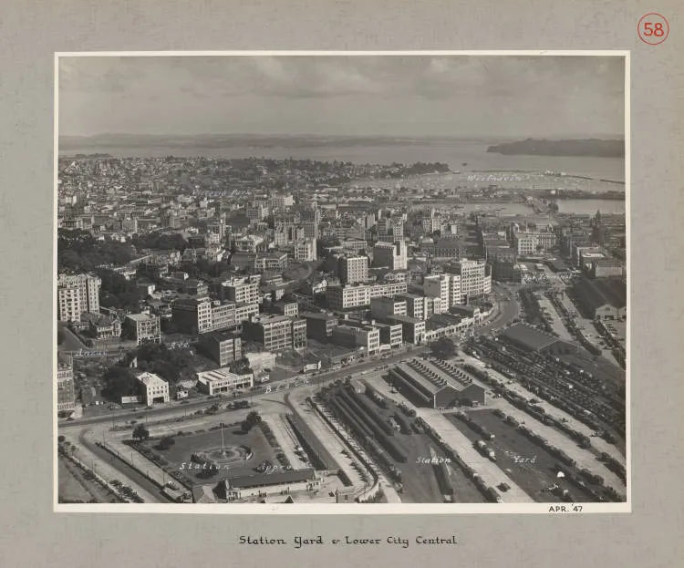 Station Yard and Lower City Central, 1947