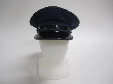New Zealand Railways guard's peaked cap Image: New Zealand Railways guard's peaked cap