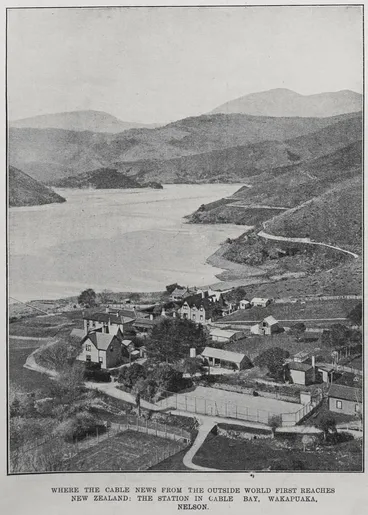 Image: Where The Cable News From The Outside World First Reaches New Zealand