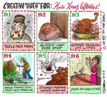 Image: Six "creative 'uses' for Kiwi Xmas leftovers"