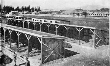 Image: Horse lines, Featherston (right panel) : digital image