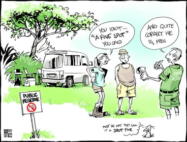 Image: Smith, Hayden James, 1976- :'You idiot - "A fine spot" you said.' 14 December 2011