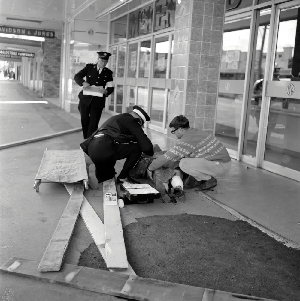 Civil Defence exercise.