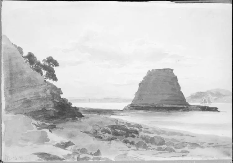 Bastion Rock, Mission Bay, 1898