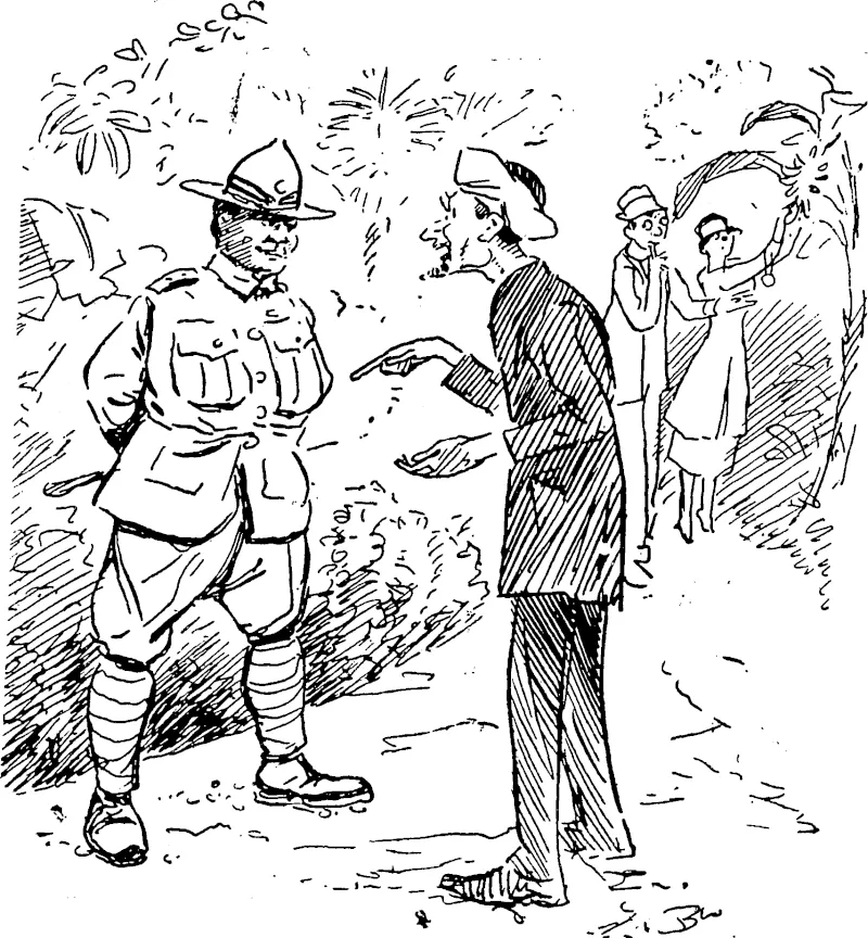 WHERE HE SPRUNG FROM. Clement Wragge (with guest viewing botanical gardens): 1 take a keen interest in the Maori race and its origin. Now, do you know where you came from ? Hemi te Pu (back from the front): Aye; Somewhere in franee. (Observer, 19 October 1918)