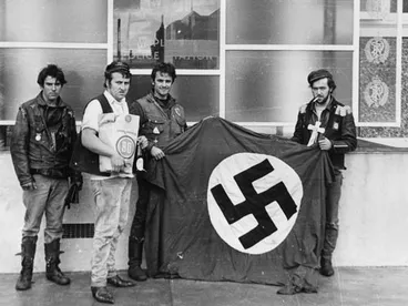 Hell's Angels, New Plymouth, 1966 Image: Hell's Angels, New Plymouth, 1966