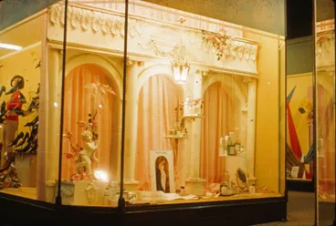 Image: Milne and Choyce window display of Revlon products