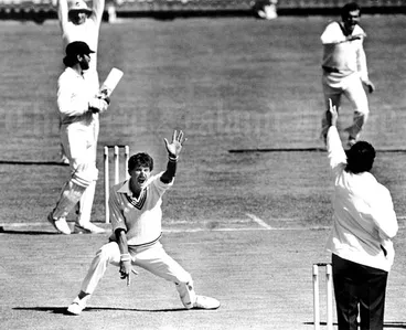 Image: Richard Hadlee's 300th test wicket