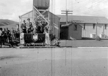 Ceremony at Polish Children's Camp, Pahiatua