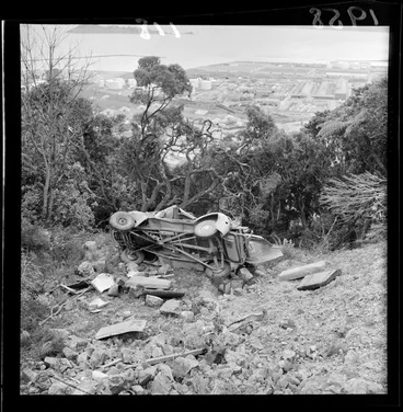 Image: Fatal car accident on Wainuiomata Hill Road