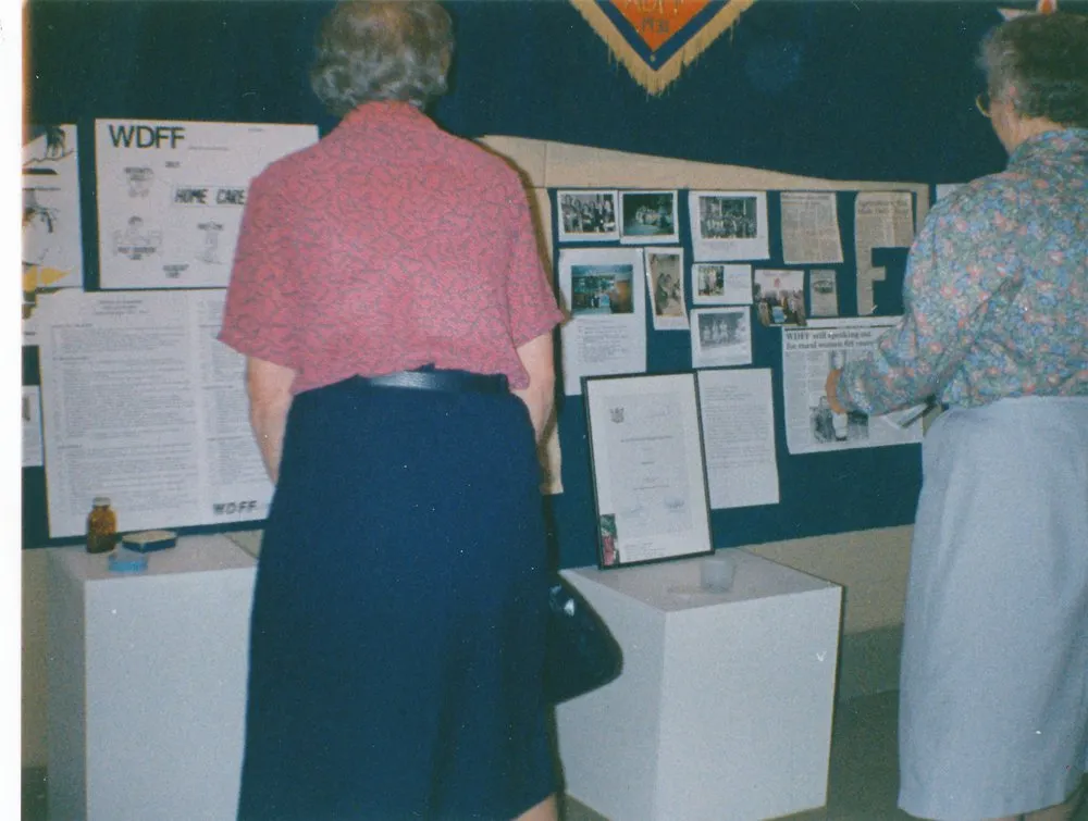 Women's Division of Federated Farmers Upper Hutt; Suffrage Display; 1993