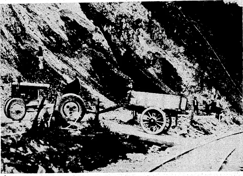 Sir.H.M.Knatchbull-Hugessen, British Ambassador~lo~China,-who, when motoring from Nanking to Shanghai yesterday, had his ■„■ car bombed:and machine-gunned by Japanese aeroplanes. The Ambassador was shot.in ihe.spine and is in hospital in a critical; condition. "Ercnlng :Fo8t". Photo. One of the heaviest cuts for ihe'Weslern Halt ■ Road- is being made at the northern end of the road, , where difficulties are caused by the closeness of the railway track. When completed the road will afford a-great relief to the present highway through Lower Hutt, (Evening Post, 27 August 1937)