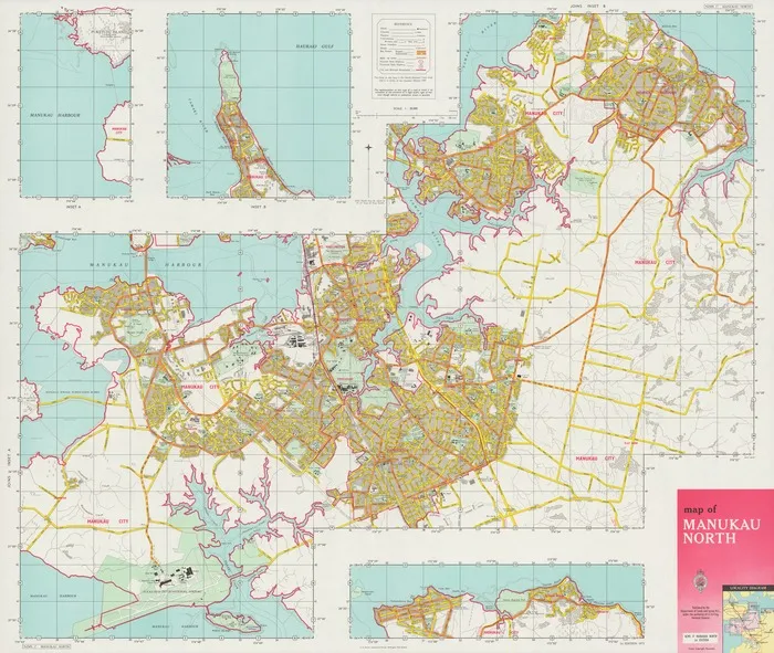 Map of Manukau North.