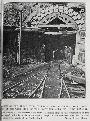 Image: Progress Of The Great Otira Tunnel