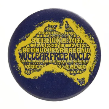 Image: Badge - Nuclear Free, circa 1979
