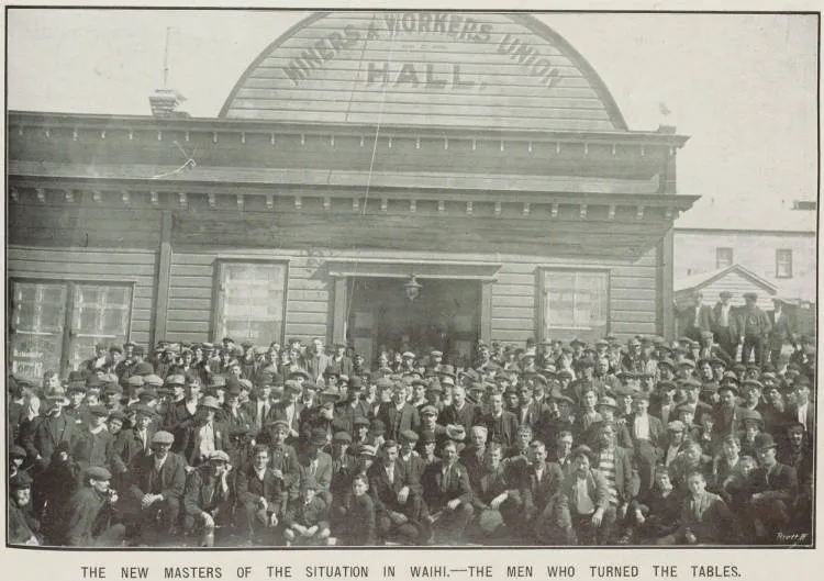 The new masters of the situation in Waihi - the men who turned the tables