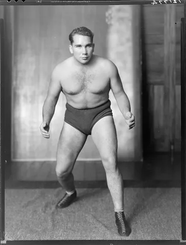 Image: Wrestler, Johnny Woods