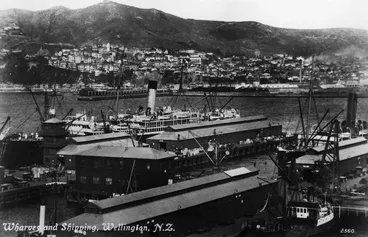Image: Wellington wharves