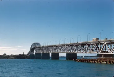 Image: The new Auckland Harbour Bridge in operation, 1959