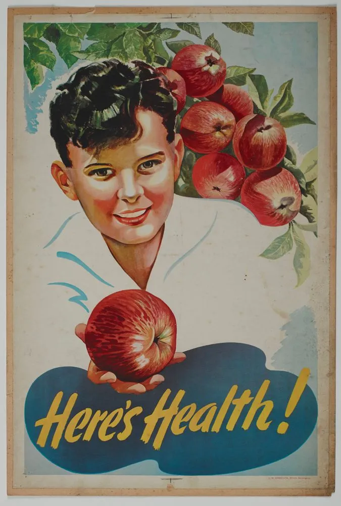 Poster, 'Here's Health!'