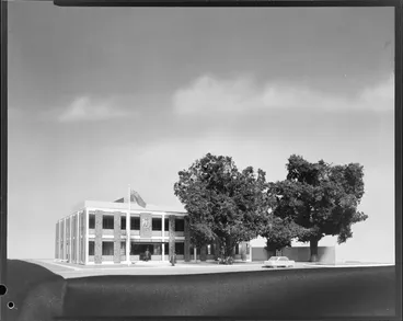 Image: Model for Gisborne courthouse, by Ministry of Works