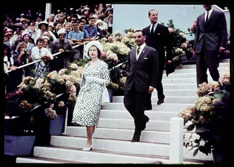 Queen Elizabeth II at Epsom, 1963