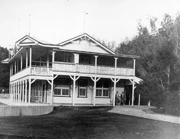 The steward's stand at Tauherenikau racecourse