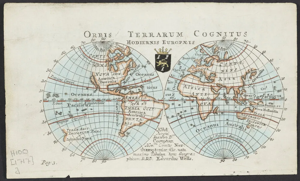 Orbis Terrarum Cognitus Hodiernis Europaeis