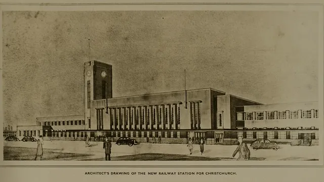 Christchurch Railway Station, Moorhouse Avenue, Christchurch, New Zealand