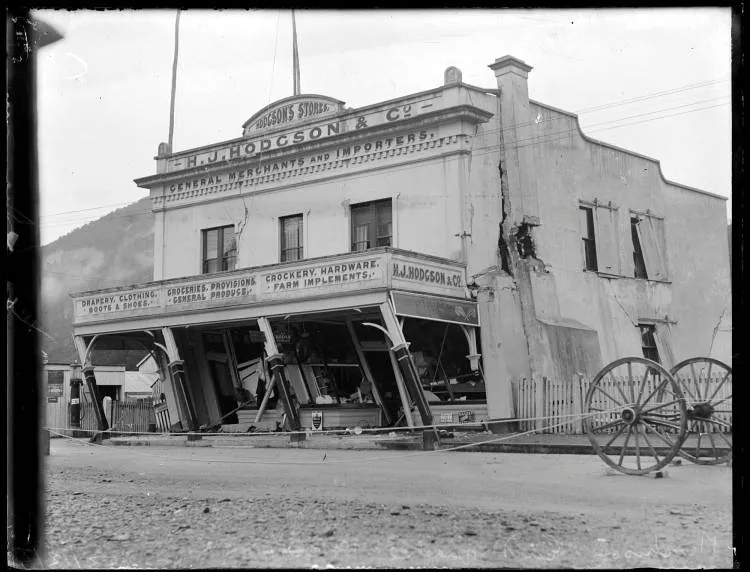 H J Hodgson and Co, Murchison Earthquake, 1929