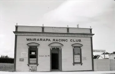 Wairarapa Racing Club building, Featherston : digital image Image: Wairarapa Racing Club building, Featherston : digital image