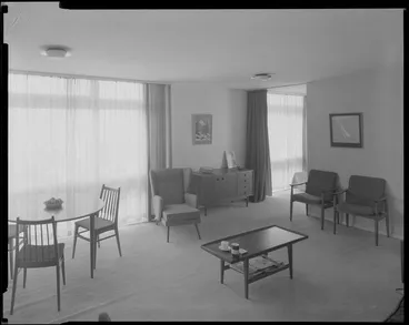 Image: Aston Towers interior, living room area