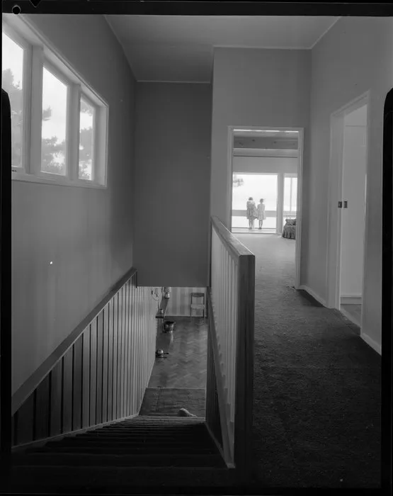 Hall and staircase, Jim Dawson house