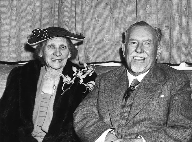 Lady and Sir Charles Norwood | Items | National Library of New Zealand | National Library of New Zealand