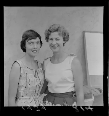 Image: Two unidentified tennis players