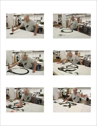 Image: Max Gimblett, Karangahape Rd studio, 2013