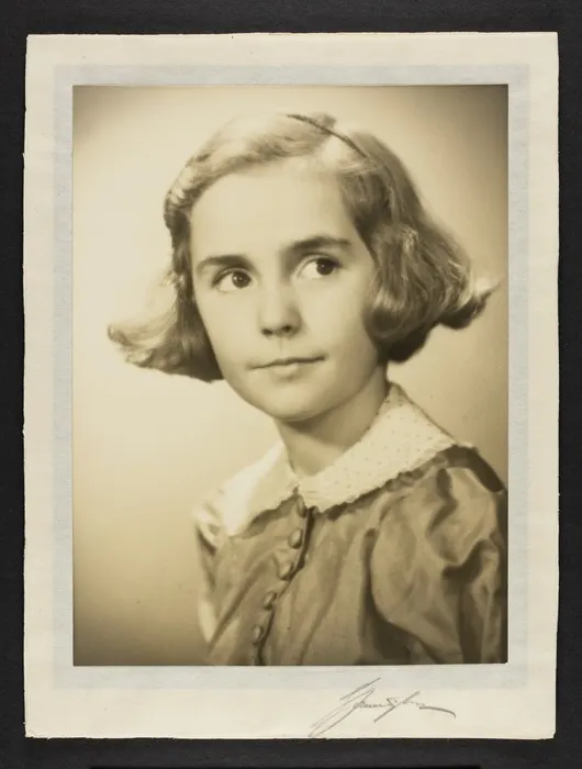 Vida Mary Stout as young girl