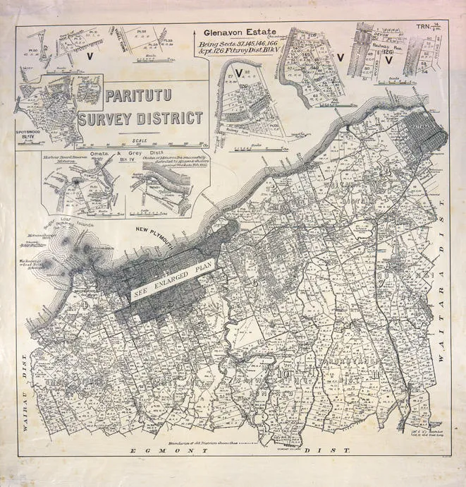 Paritutu Survey District [map] c1921
