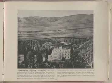 Image: Otehaike [Otekaieke] House, Oamaru