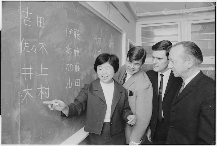 Japanese language course, Wellington Polytechnic, New Zealand