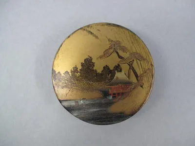 box, and collection of stones