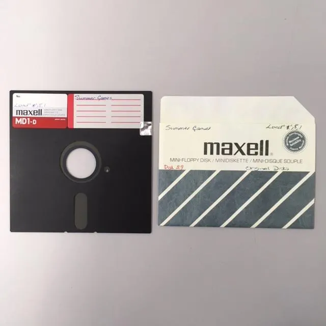 Floppy Disk Game for Commodore 64: "Summer Games"