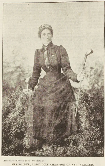 Image: Mrs Wilder, Lady Golf Champion of New Zealand