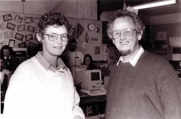 Mr Laird and Mrs Batten -Teachers, 1994 Image: Mr Laird and Mrs Batten -Teachers, 1994