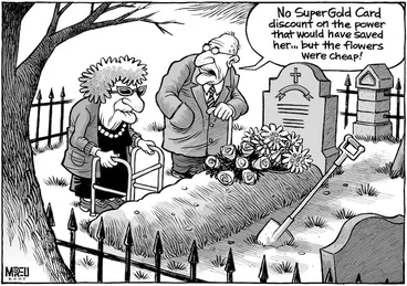 Image: "No Supergold card discount on the power that would have saved her! But the flowers were cheap!" 31 August, 2007